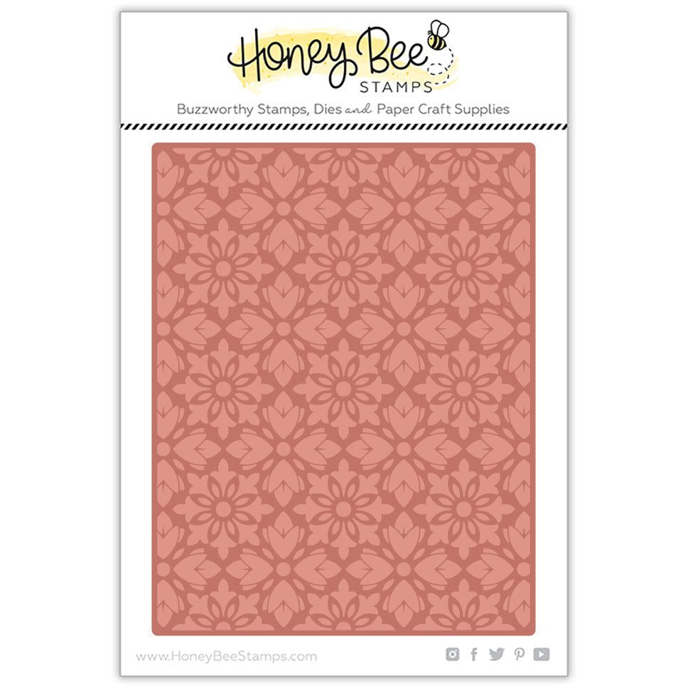 Fanciful A2 Hot Foil and Letter Press Plate - Honey Cuts - Retiring - Honey Bee Stamps