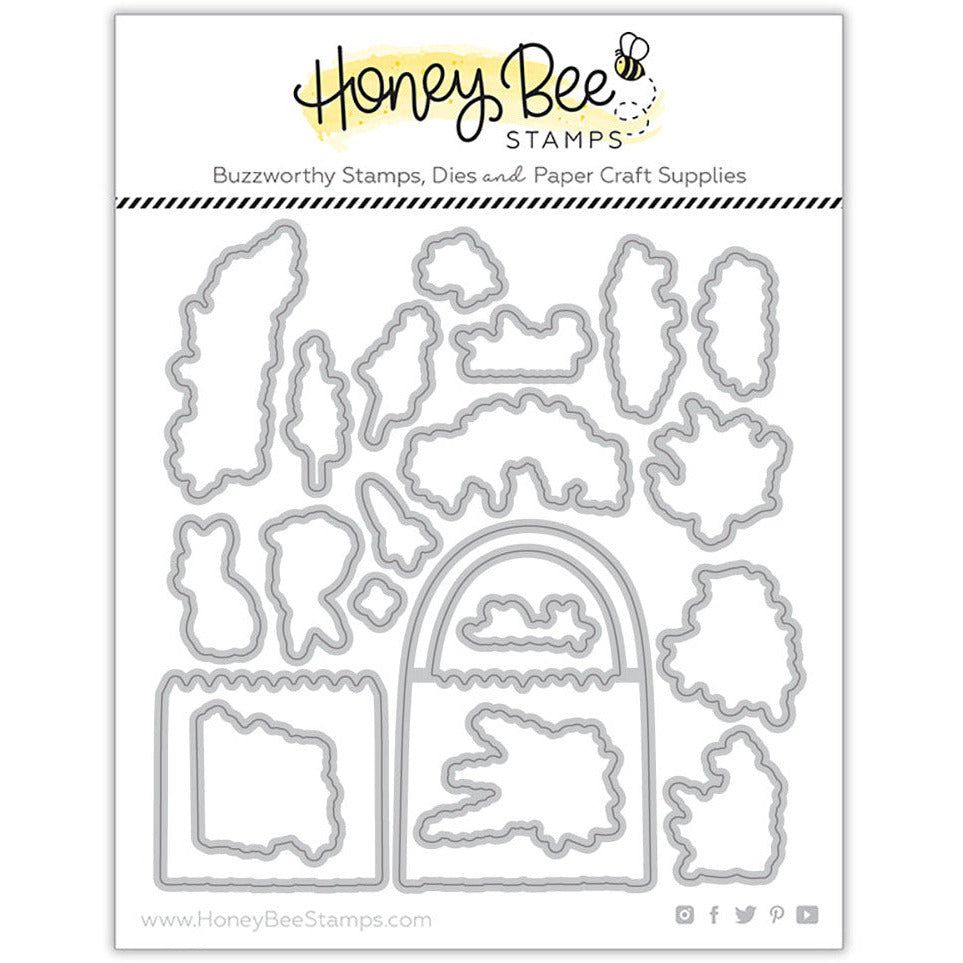 Garden Gate - Honey Cuts - Coordinating Dies - Honey Bee Stamps