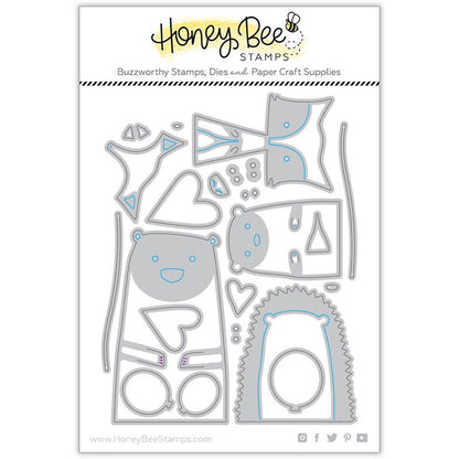 Heart Hugs - Honey Cuts - Honey Bee Stamps