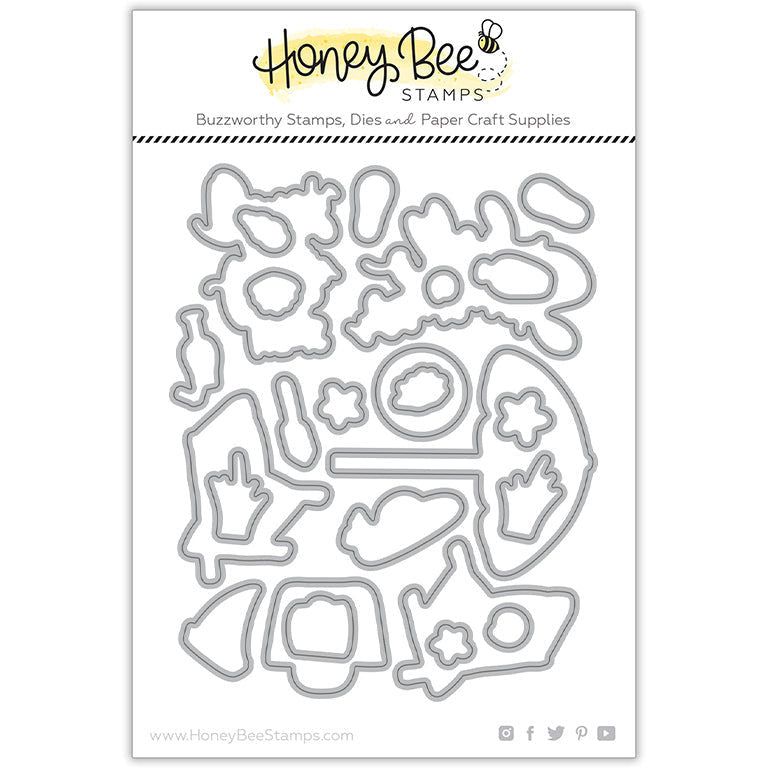 Hello Summer - Honey Cuts - Coordinating Dies - Honey Bee Stamps