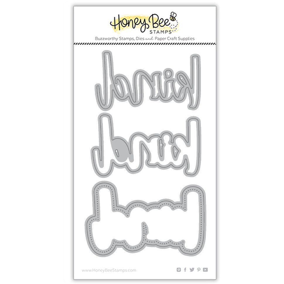 Kind Buzzword - Honey Cuts - Stand - Alone Dies - Retiring - Honey Bee Stamps