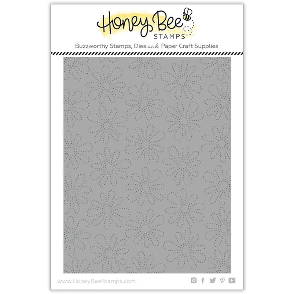 Lazy Daisy Pierced A2 Cover Plate - Honey Cuts - Stand - Alone Dies - Honey Bee Stamps
