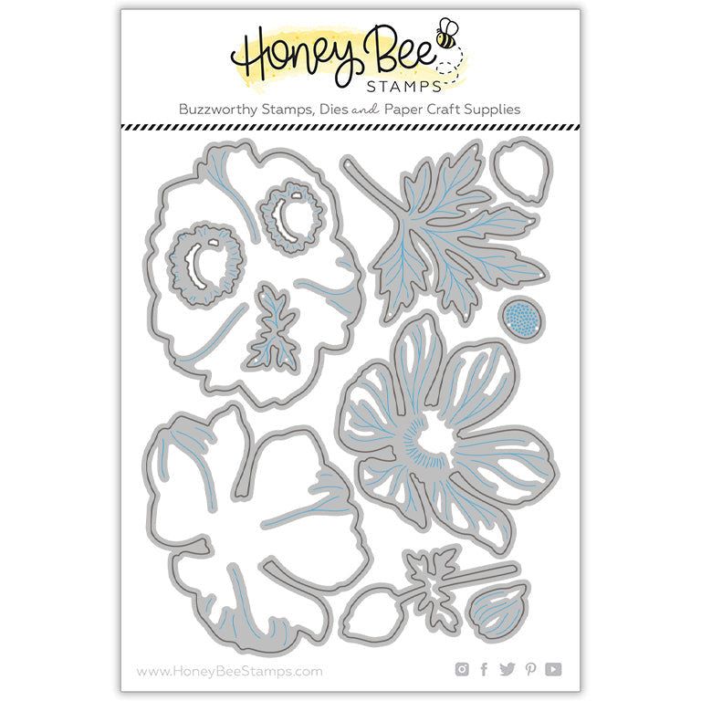 Lovely Layers: Anemone - Honey Cuts - Stand - Alone Dies - Honey Bee Stamps