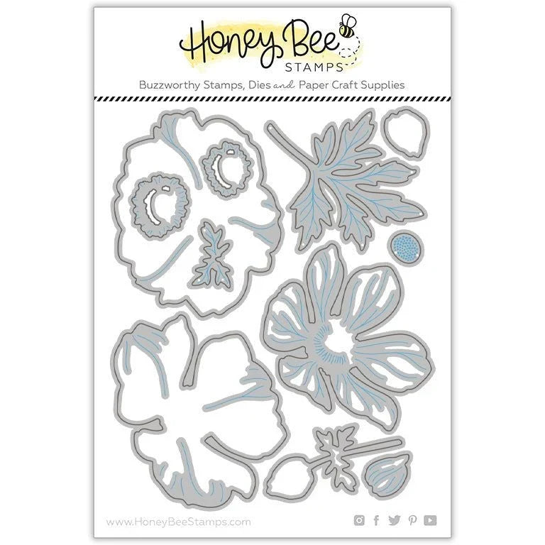 Lovely Layers: Anemone - Honey Cuts - Stand - Alone Dies - Honey Bee Stamps
