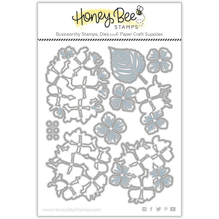 Lovely Layers: Hydrangea - Honey Cuts - Stand - Alone Dies - Honey Bee Stamps
