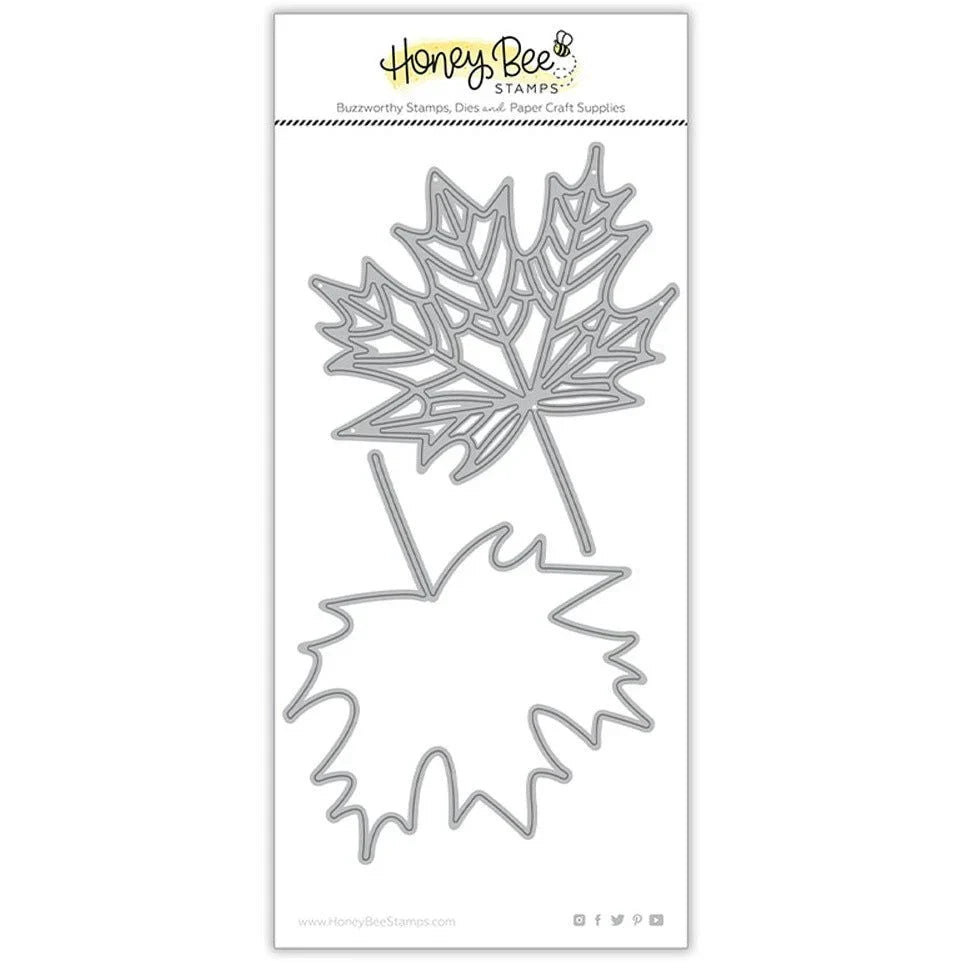Lovely Layers: Maple Leaf - Honey Cuts - Large Stand - Alone Dies - Honey Bee Stamps