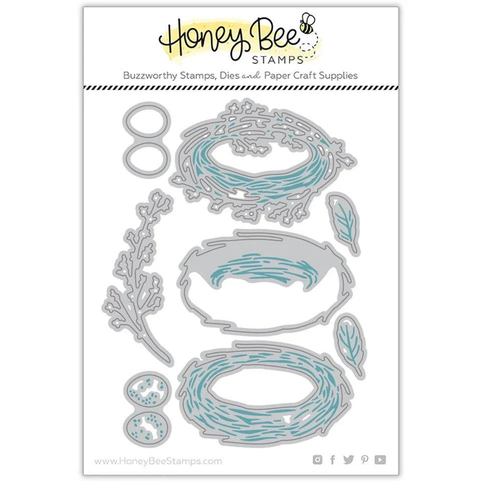 Lovely Layers: Nest - Honey Cuts - Stand - Alone Dies - Honey Bee Stamps