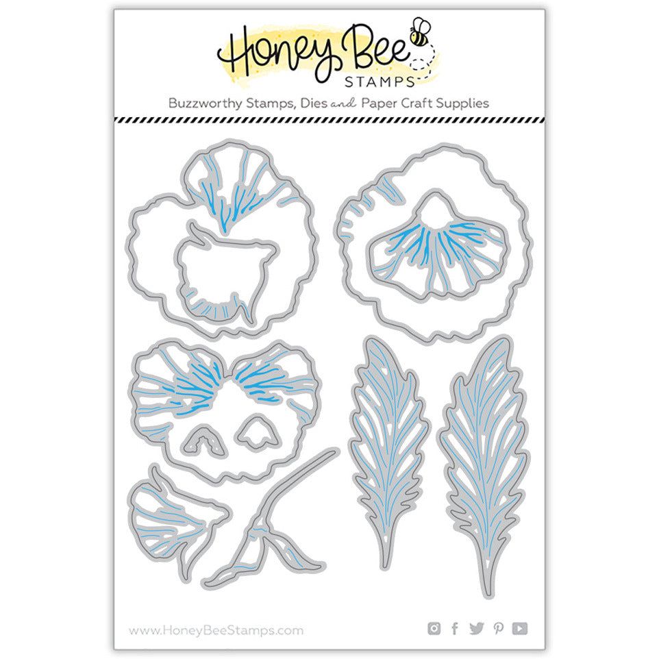 Lovely Layers: Pansy - Honey Cuts - Stand - Alone Dies - Honey Bee Stamps