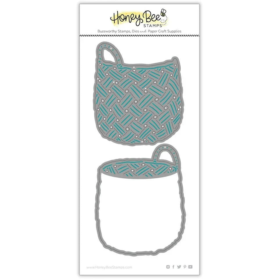 Lovely Layers: Rattan Basket - Honey Cuts - Stand - Alone Dies - Honey Bee Stamps