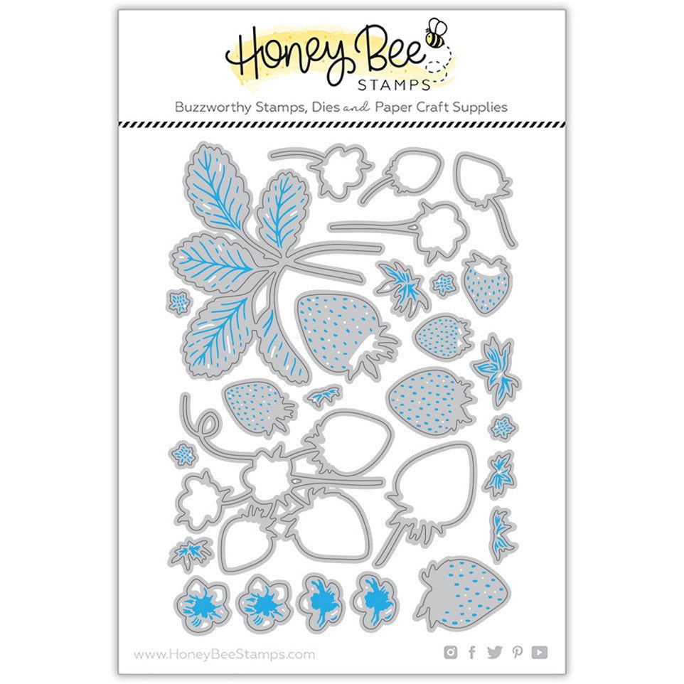 Lovely Layers: Strawberries - Honey Cuts - Stand - Alone Dies - Honey Bee Stamps