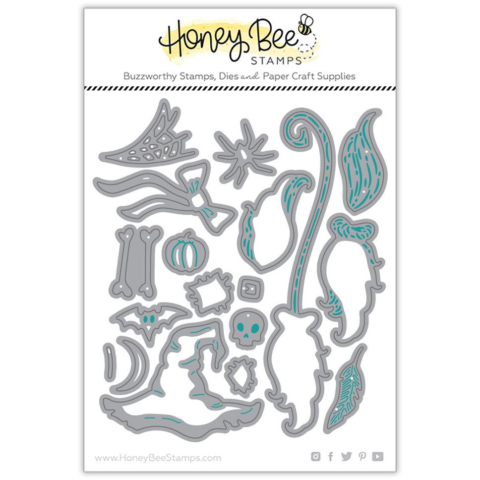 Lovely Layers: Toil & Trouble - Honey Cuts - Stand - Alone Dies - Honey Bee Stamps