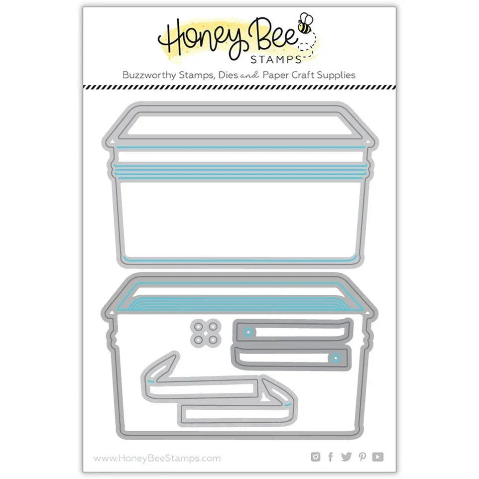 Lovely Layers: Vintage Picnic Basket - Honey Cuts - Stand - Alone Dies - Honey Bee Stamps