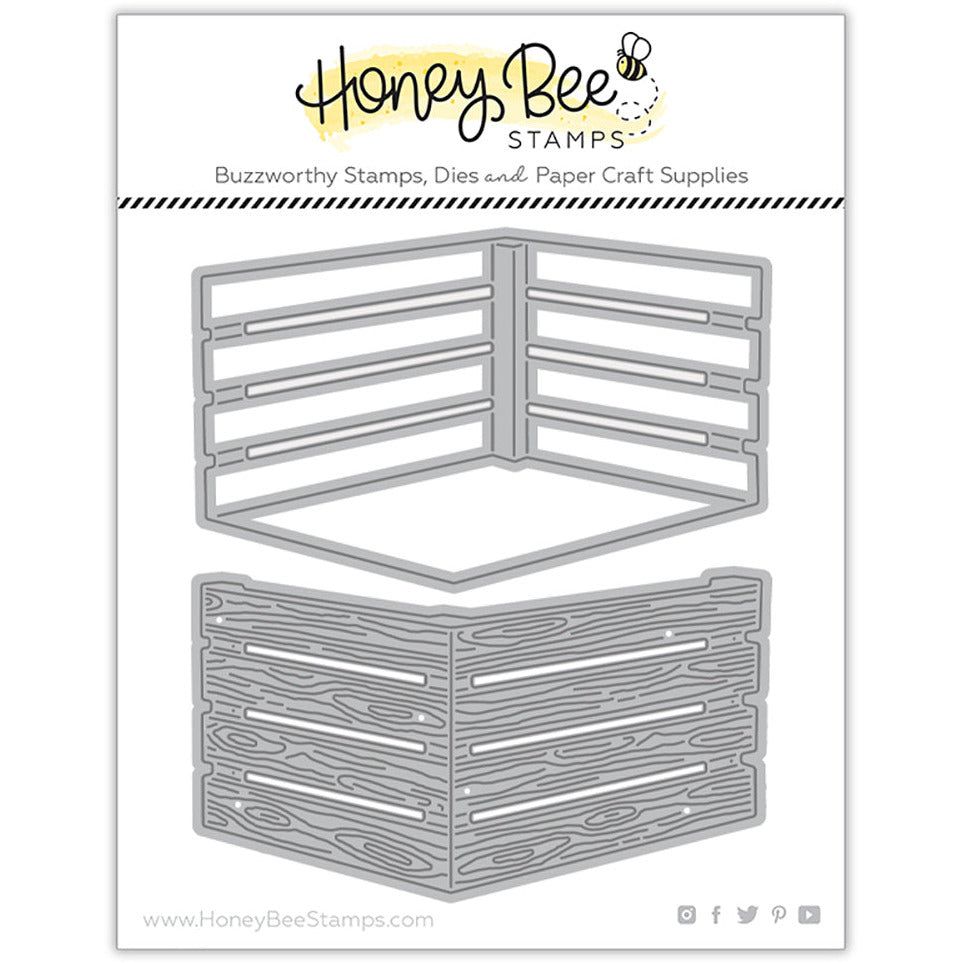 Lovely Layers: Wooden Crate - Honey Cuts - Stand - Alone Dies - Honey Bee Stamps
