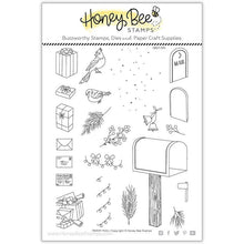 Merry Mail - 6x8 Stamp Set - Honey Bee Stamps