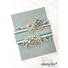 On The Line: Succulents - 5x6 Stamp Set - Retiring - Honey Bee Stamps