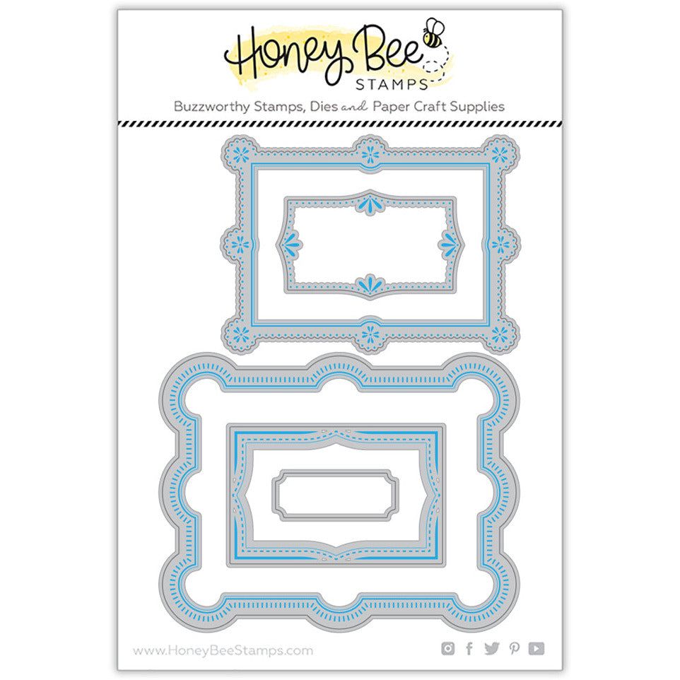 Opulent Layering Frames - Honey Cuts - Stand - Alone Dies - Honey Bee Stamps
