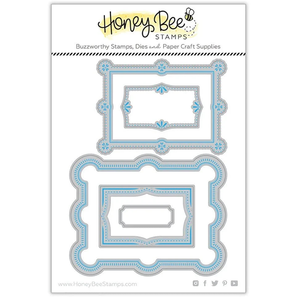 Opulent Layering Frames - Honey Cuts - Stand - Alone Dies - Honey Bee Stamps