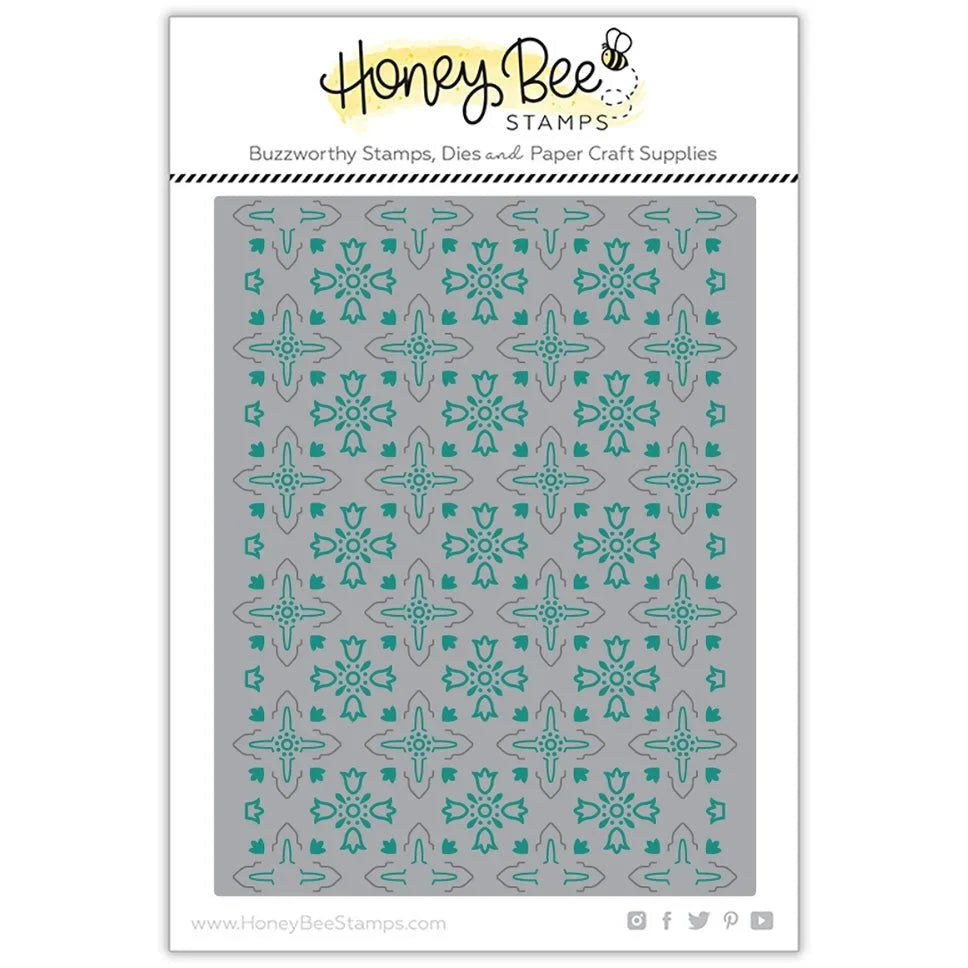 Ornate A2 Cover Plate Base - Honey Cuts - Stand - Alone Dies - Honey Bee Stamps