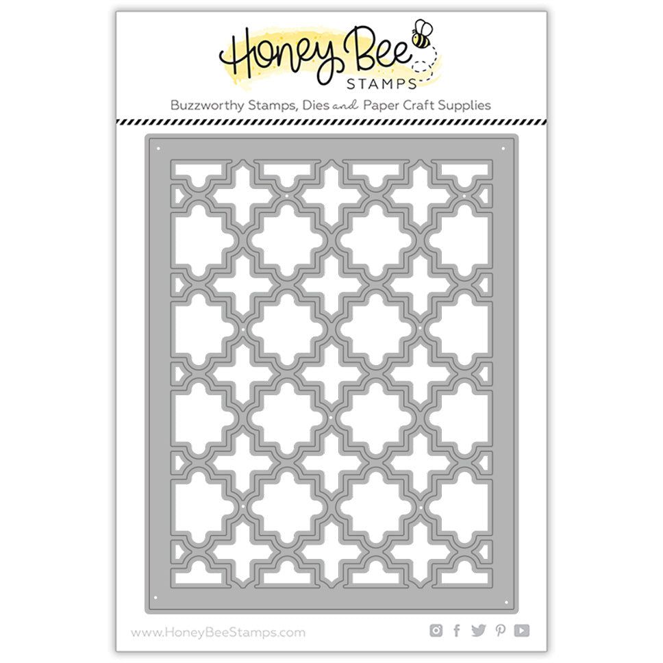 Ornate A2 Cover Plate Top - Honey Cuts - Stand - Alone Dies - Honey Bee Stamps