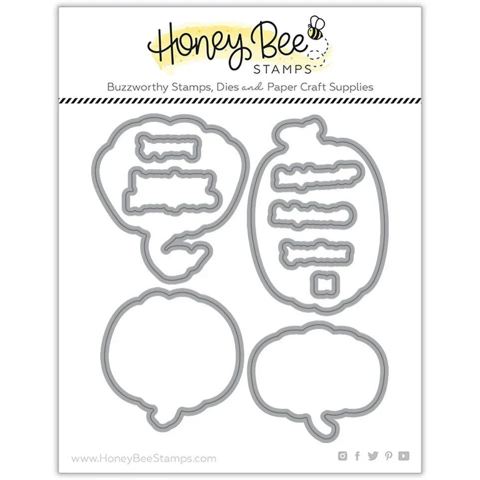 Painted Pumpkins - Honey Cuts - Coordinating Dies - Honey Bee Stamps