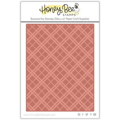 Plaid A2 Hot Foil Plate - Honey Bee Stamps