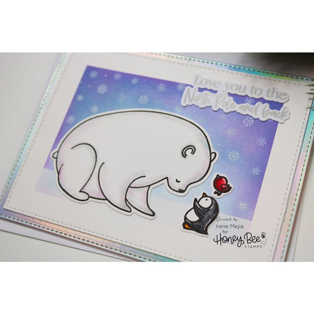 Polar Pals - 4x6 Photopolymer Stamp Set - Honey Bee Stamps