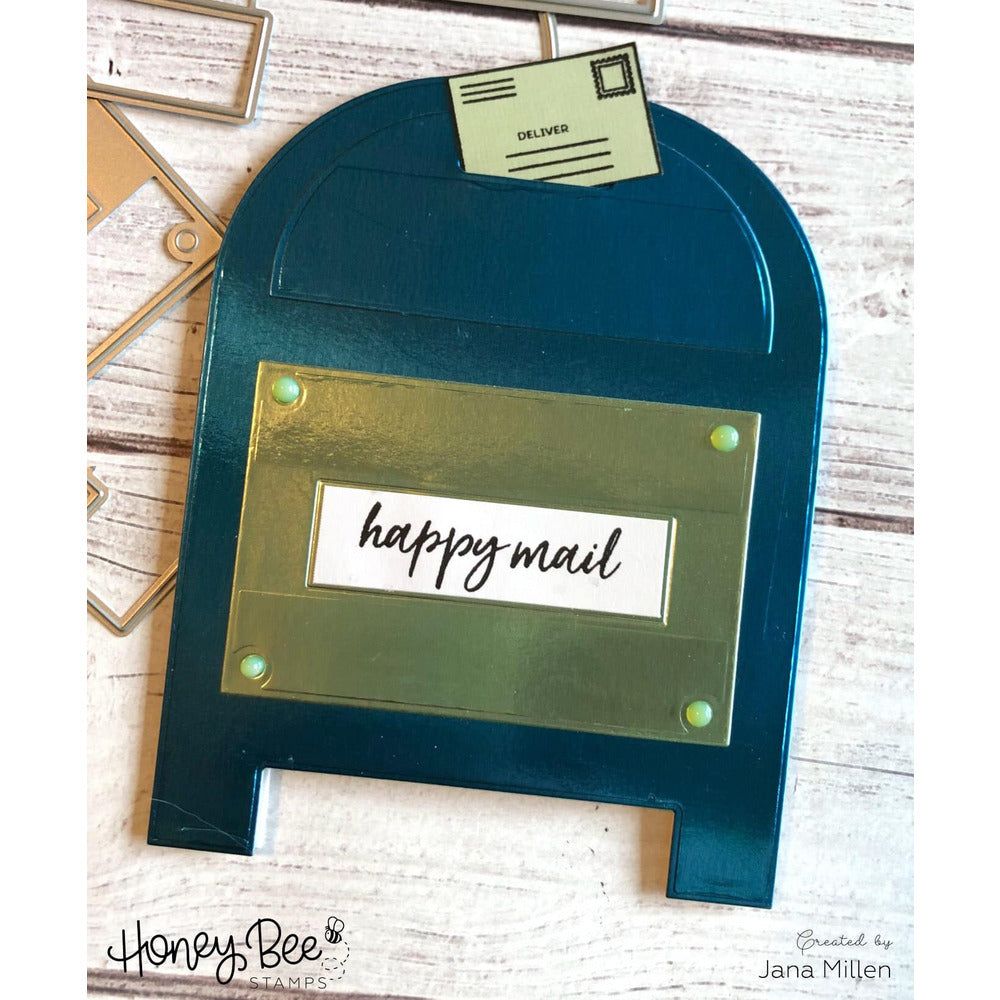 Post Box Card Base - Honey Cuts - Coordinating Dies - Honey Bee Stamps