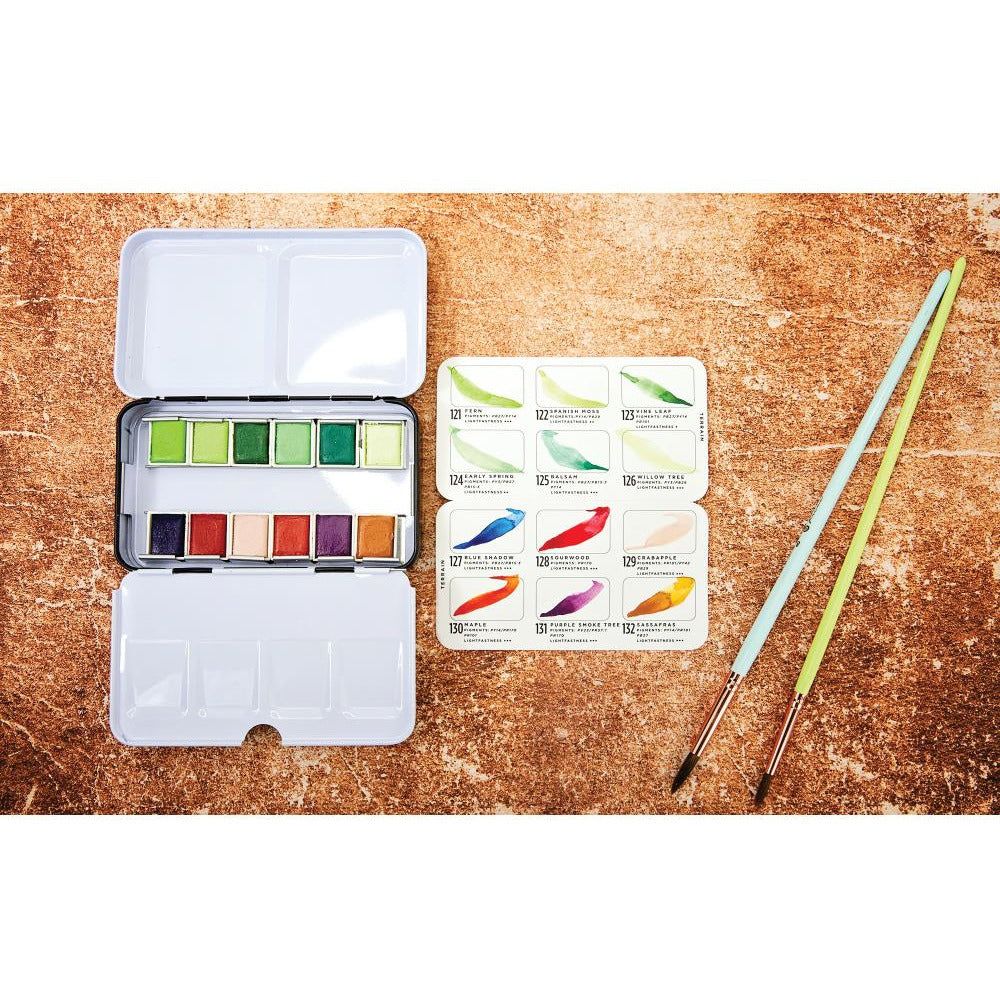 Prima Watercolor Confections - Terrain 12/Pkg - Honey Bee Stamps