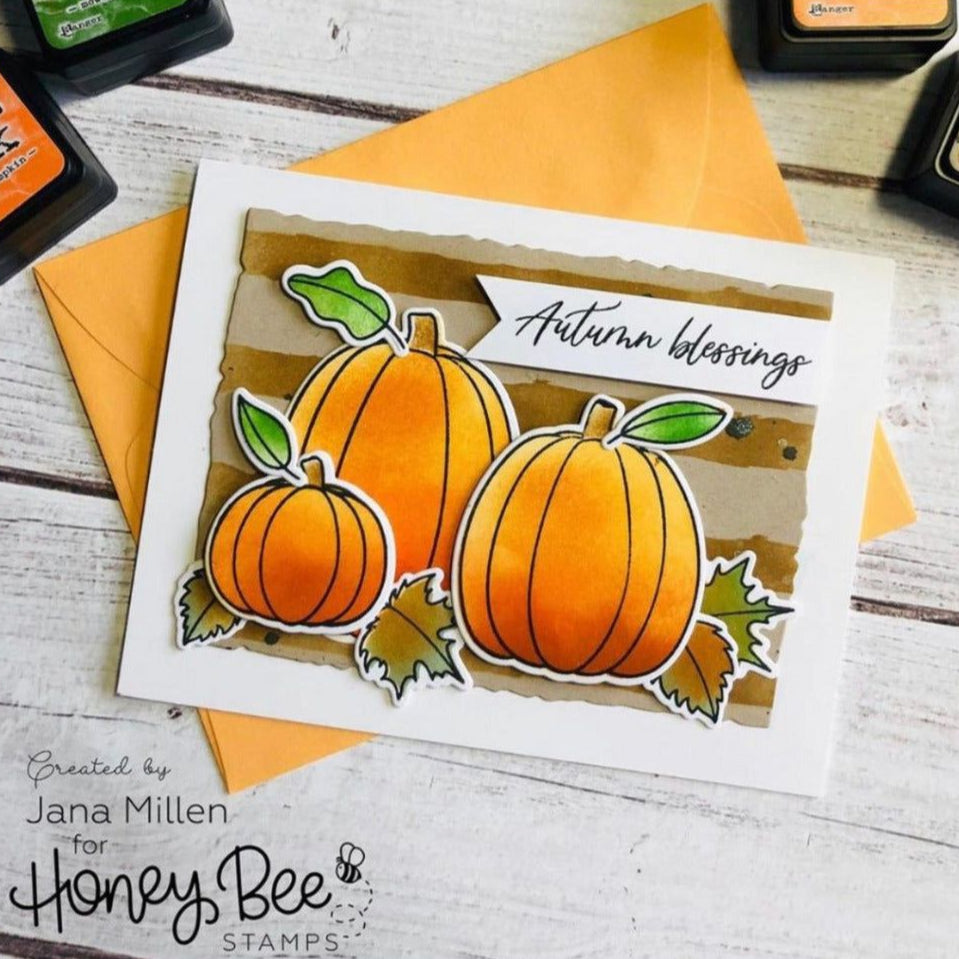 Pumpkin Patch - Stencil - Honey Bee Stamps