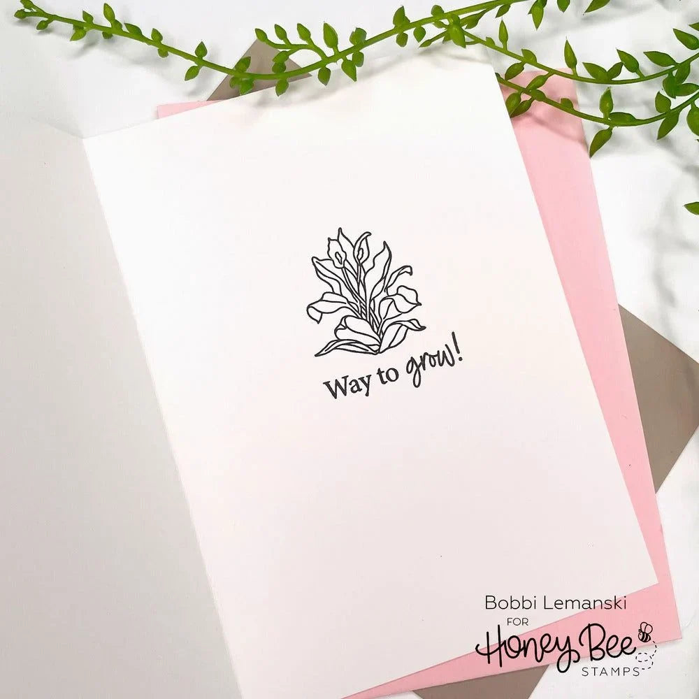 Rooting For You - 6x6 Photopolymer Stamp Set - Honey Bee Stamps