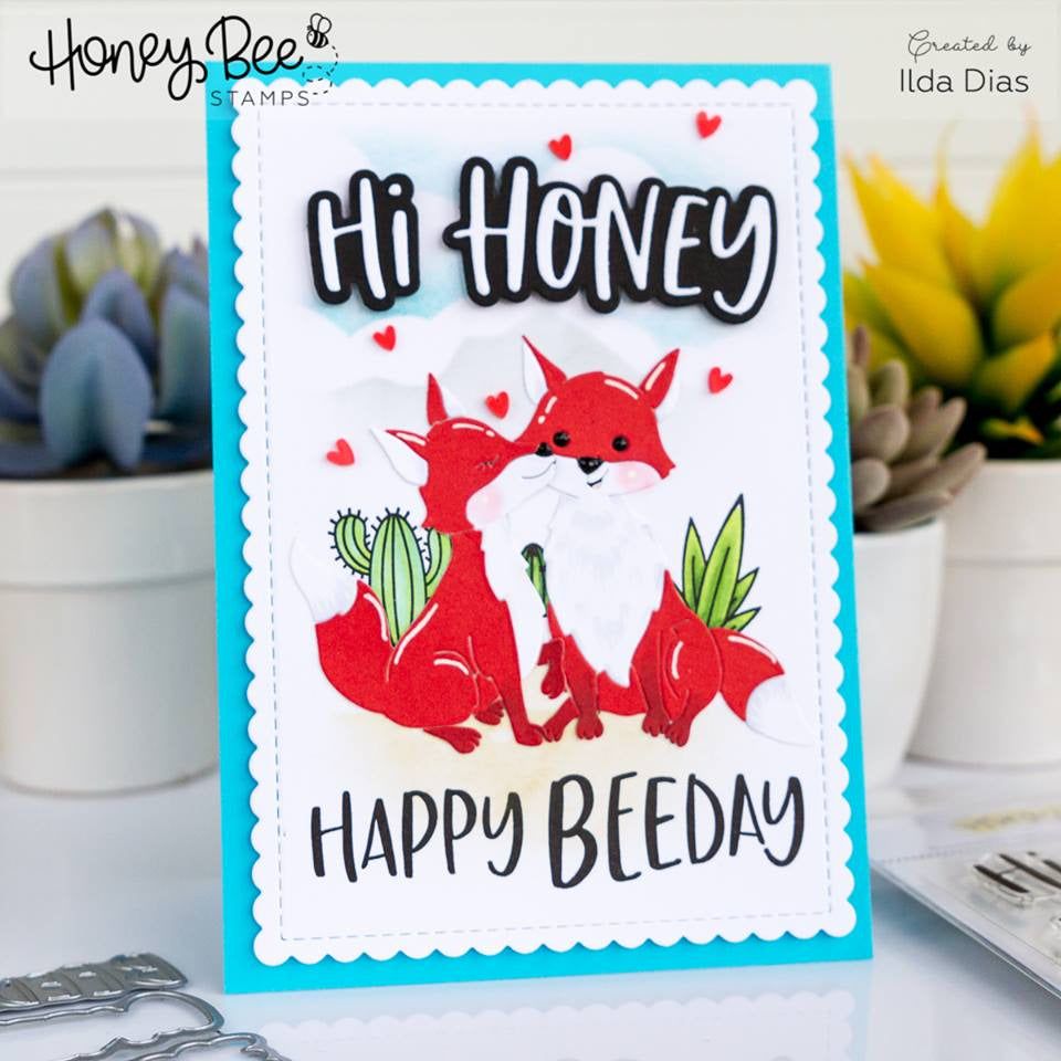 Scallop A2 Card Frames - Honey Cuts - Honey Bee Stamps
