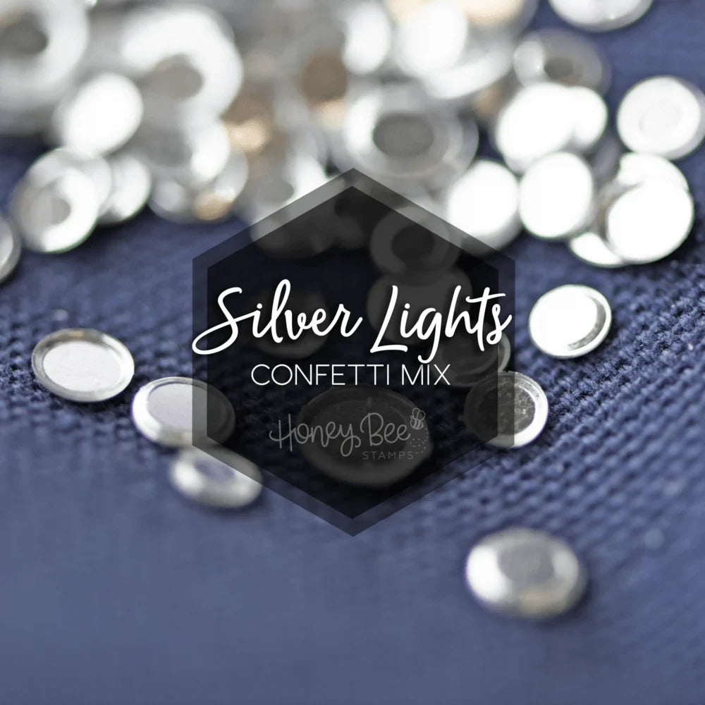 Silver Lights - Confetti Mix - Honey Bee Stamps