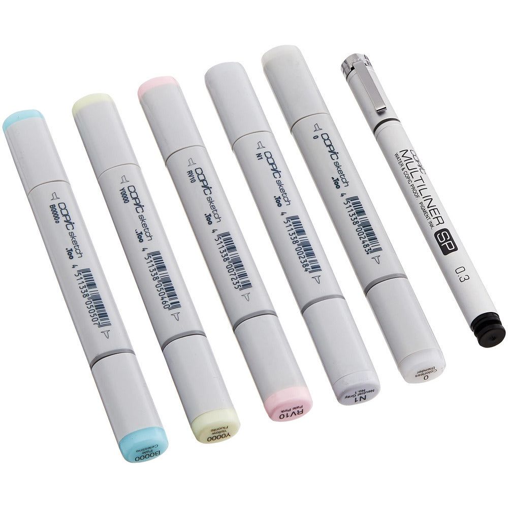 Sketch Markers by Copic - Blending Basics - 6 Pack Set - Clearance