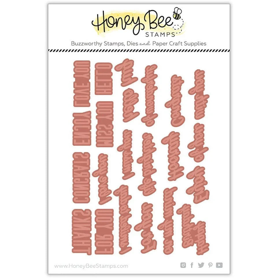 Small Card - Hot Foil Plate - Retiring - Honey Bee Stamps