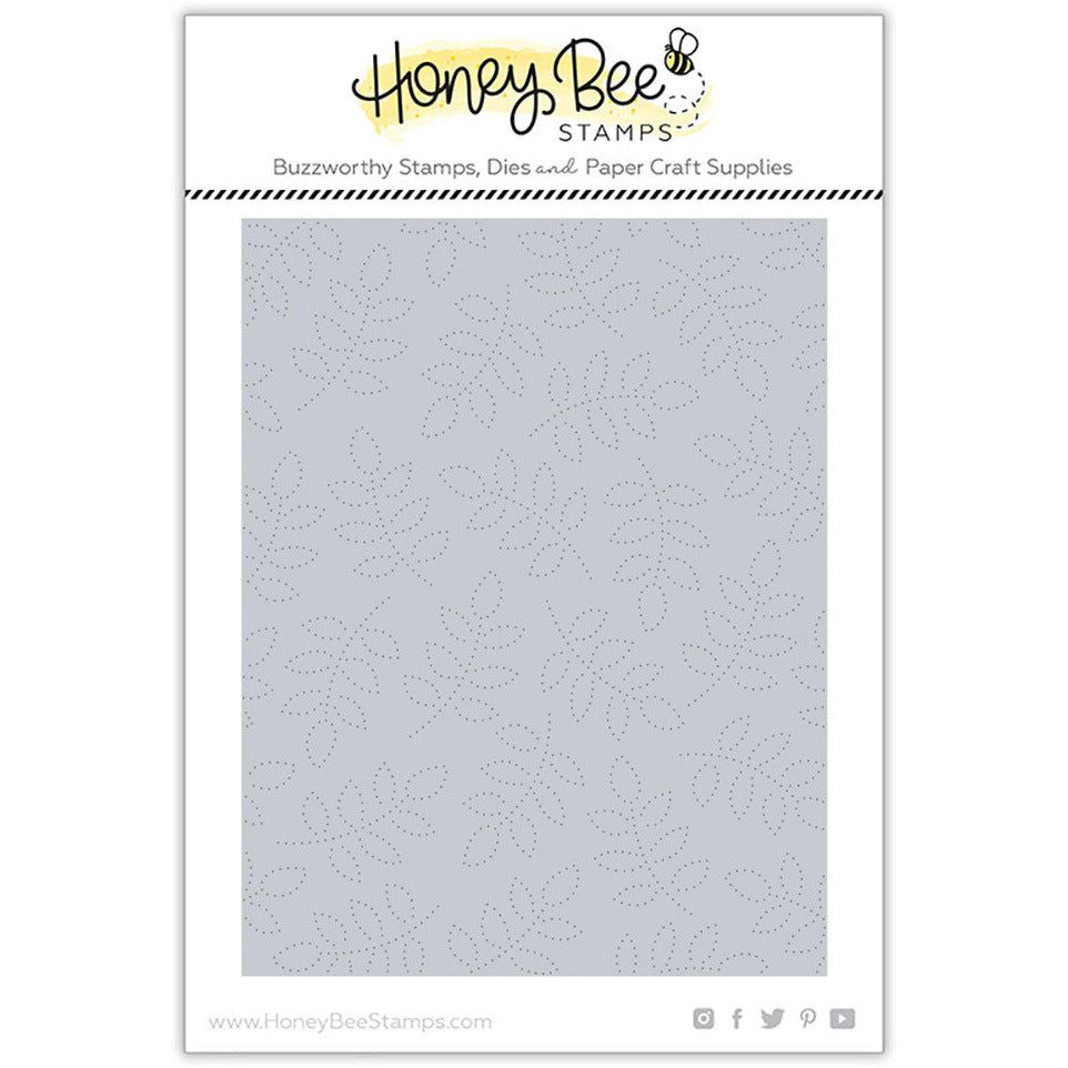 Spring Leaves A2 Pierced Cover Plate - Honey Cuts - Honey Bee Stamps