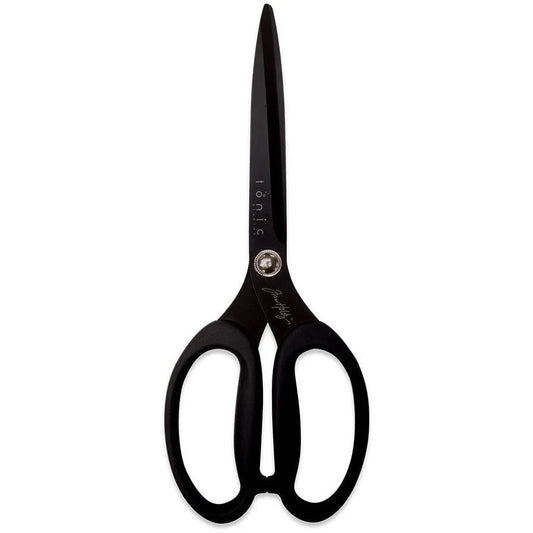 Tim Holtz Non - Stick Titanium Micro Serrated Scissors 9.5" - Honey Bee Stamps
