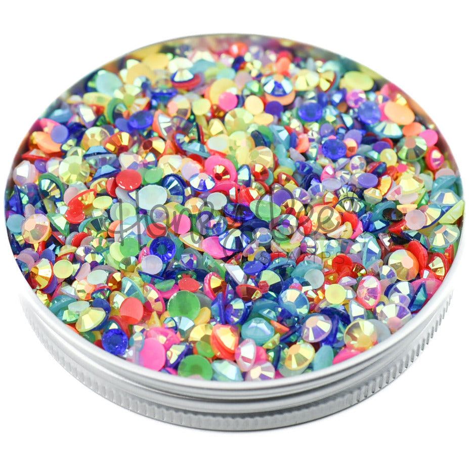 Unicorn - Rainbow Rhinestone Mix - Honey Bee Stamps