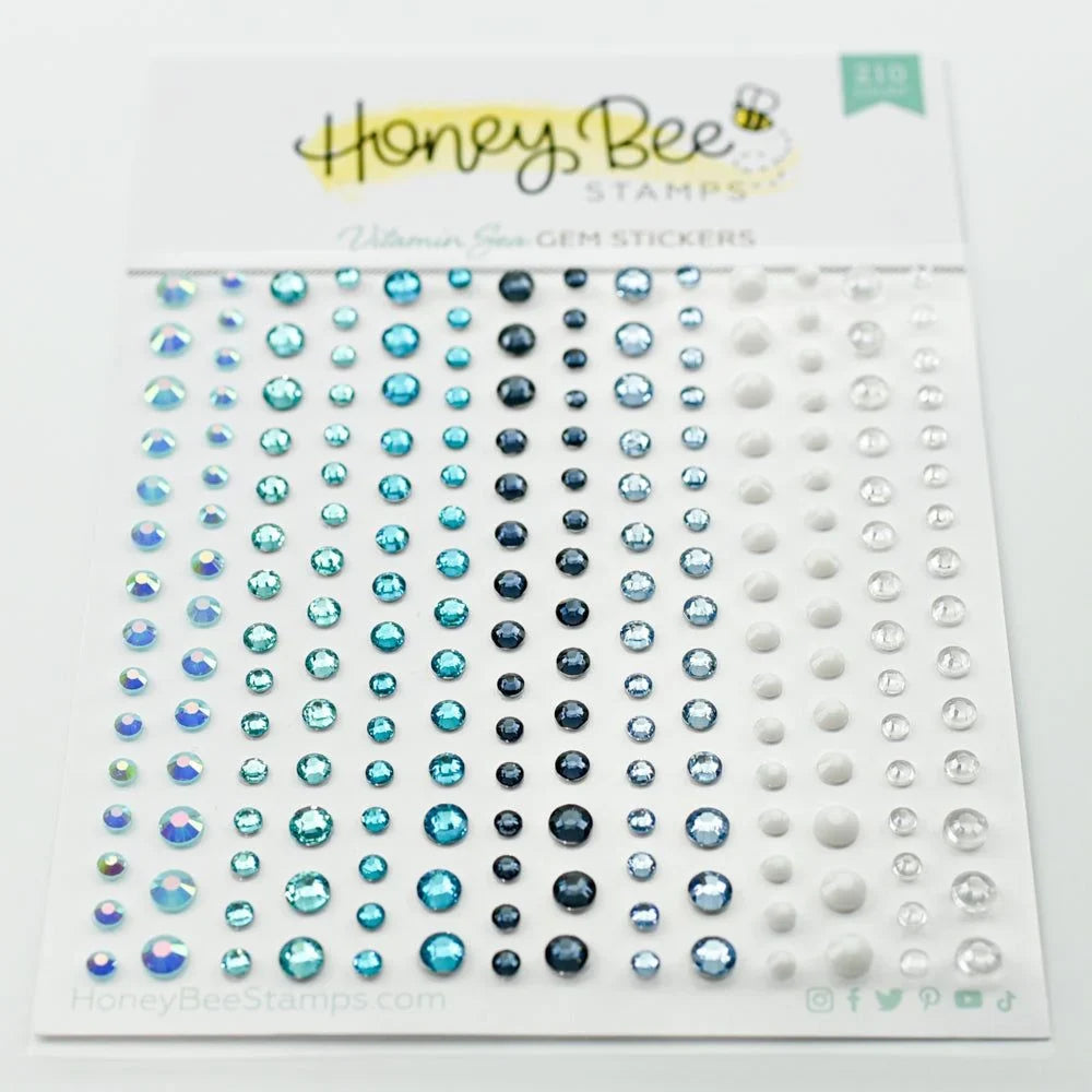 Vitamin Sea Gem Stickers - 210 Count - Honey Bee Stamps
