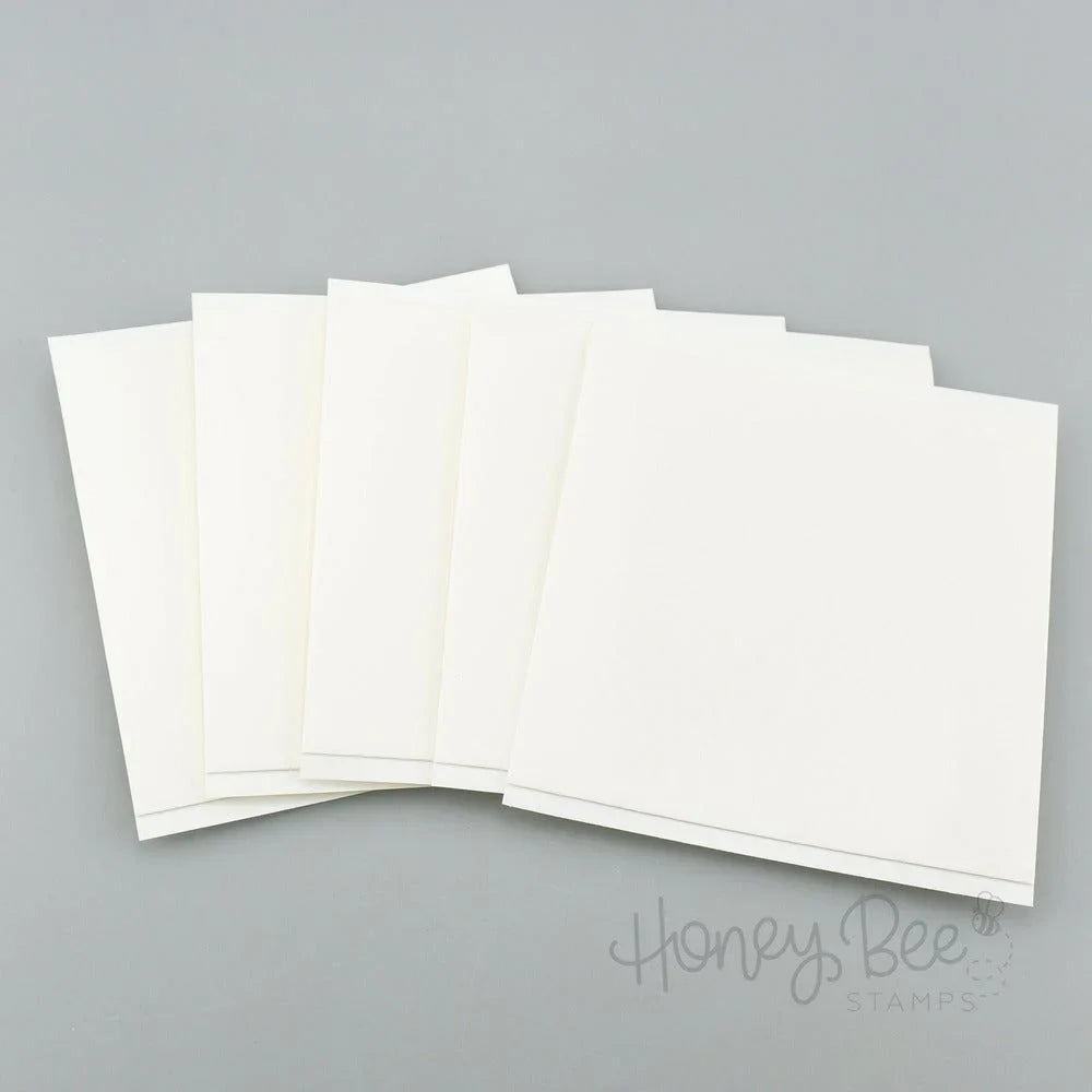 White Foam Sheets - 6"x6" 5pk - Honey Bee Stamps