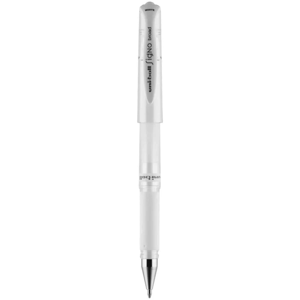 White Ink Uni - Ball Gel Impact Pen - Broad Point - Honey Bee Stamps