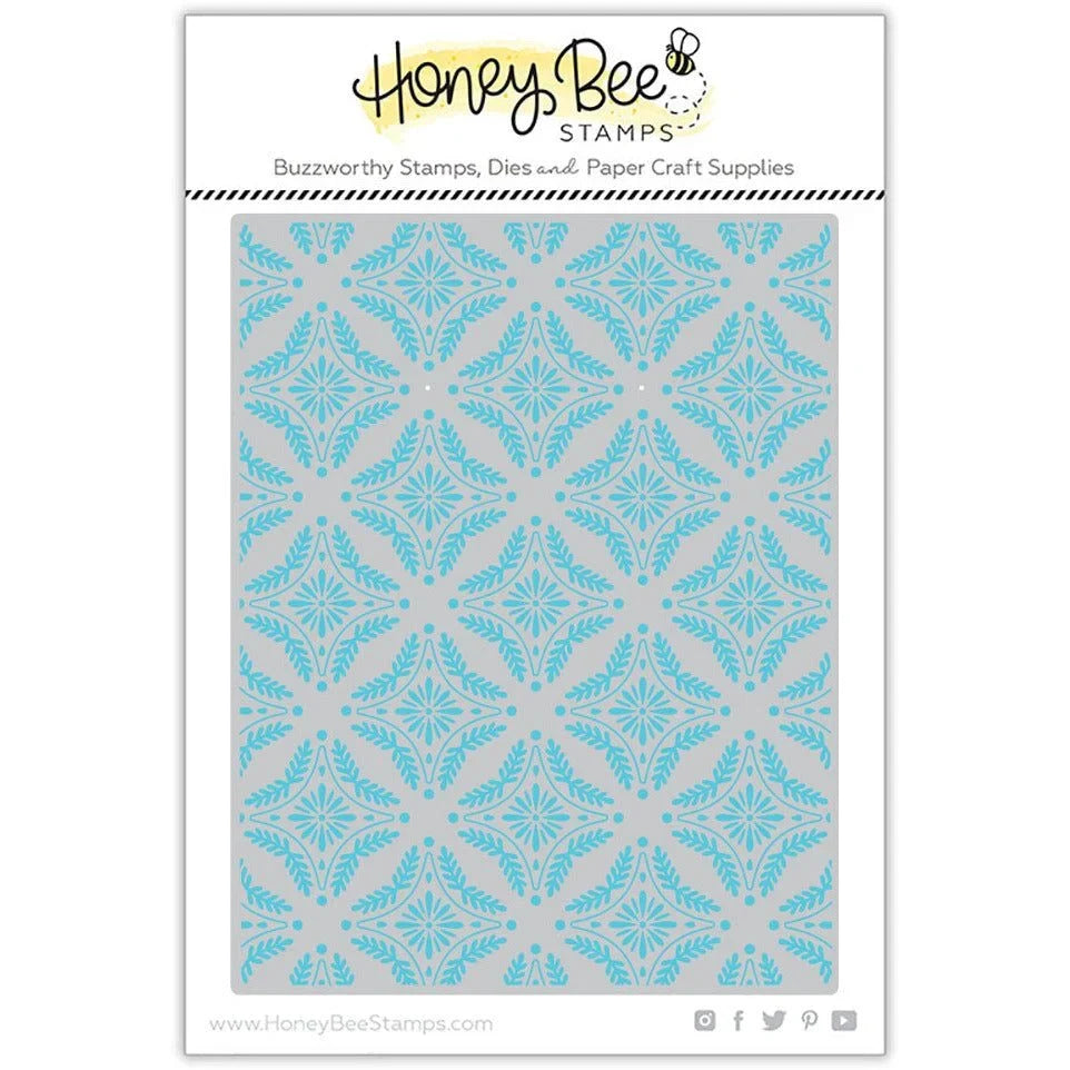 Winter Gems A2 Cover Plate - Honey Cuts - Stand - Alone Dies - Honey Bee Stamps