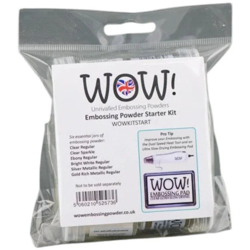 WOW! Embossing Powder Starter Kit - Set of 6 Embossing Powders - Honey Bee Stamps