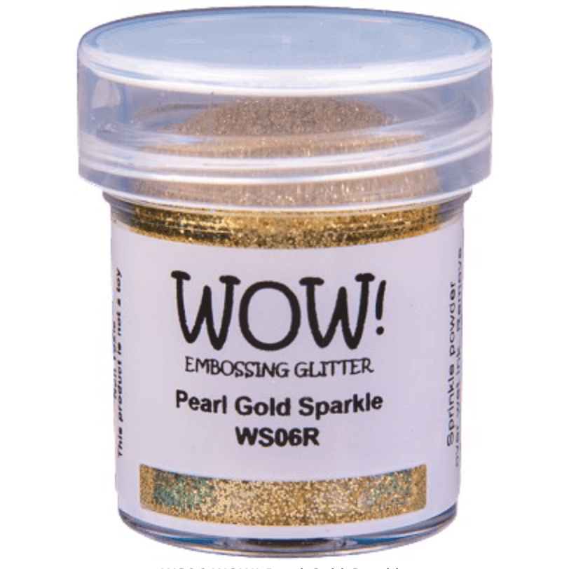 WOW! Glitter Embossing Powder - Pearl Gold Sparkle - Honey Bee Stamps