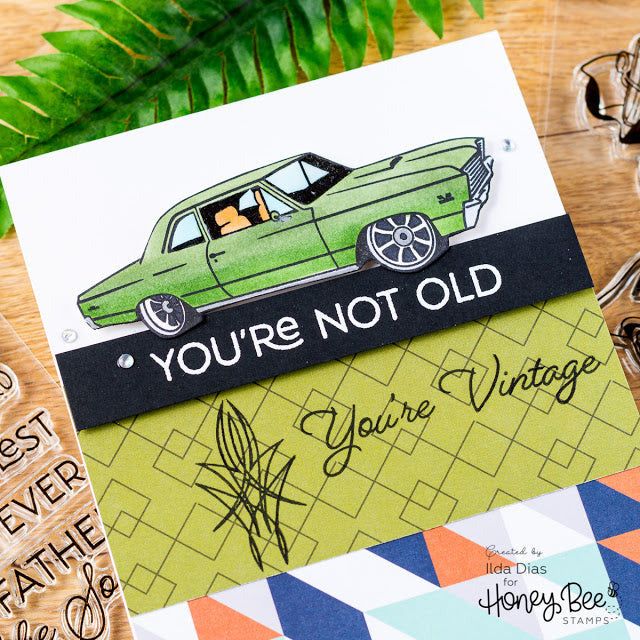 You're A Classic - Honey Cuts - Coordinating Dies - Honey Bee Stamps