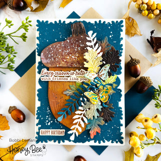 Autumn’s Little Treasures: A Fall Birthday Card by Bobbi Lemanski