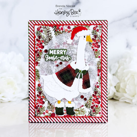 Merry Goose-mas Porch Goose