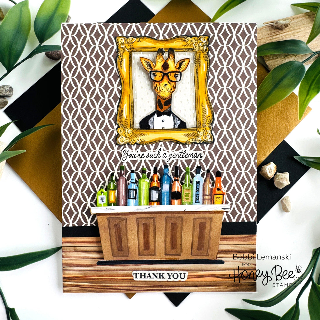 "Long Neck Lounge" - A "Necks-Level" Man Cave by Bobbi Lemanski