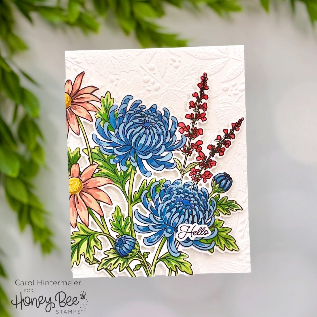 Hello, Sending You Love -- Dual Fold Card Technique