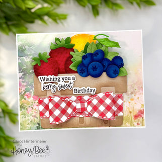 Wishing You A Berry Sweet Birthday -- Berry Basket With A Bow