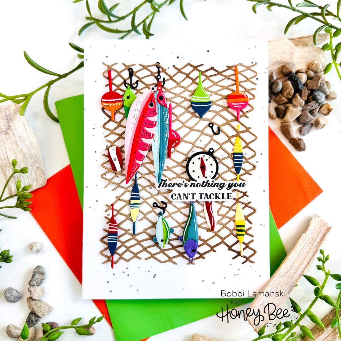 Tackle this: Fishing Birthday Card! by Bobbi Lemanski